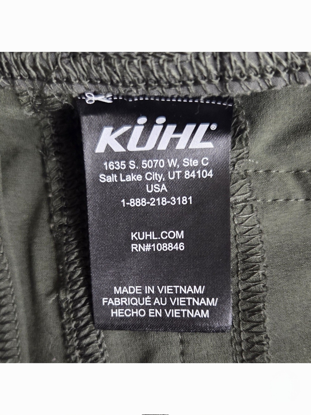 Kuhl Freeflex Cargo Shorts Womens 6 Green Hiking Outdoor 10" Inseam Gorpcore UPF - Picture 7 of 10